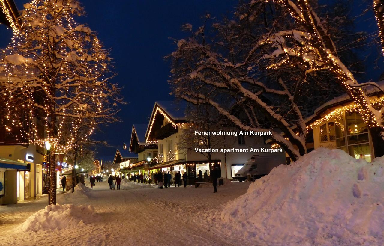 Ferienwohnung Am Kurpark -Wohnung 2,90Qm- Garmisch-Partenkirchen Esterno foto